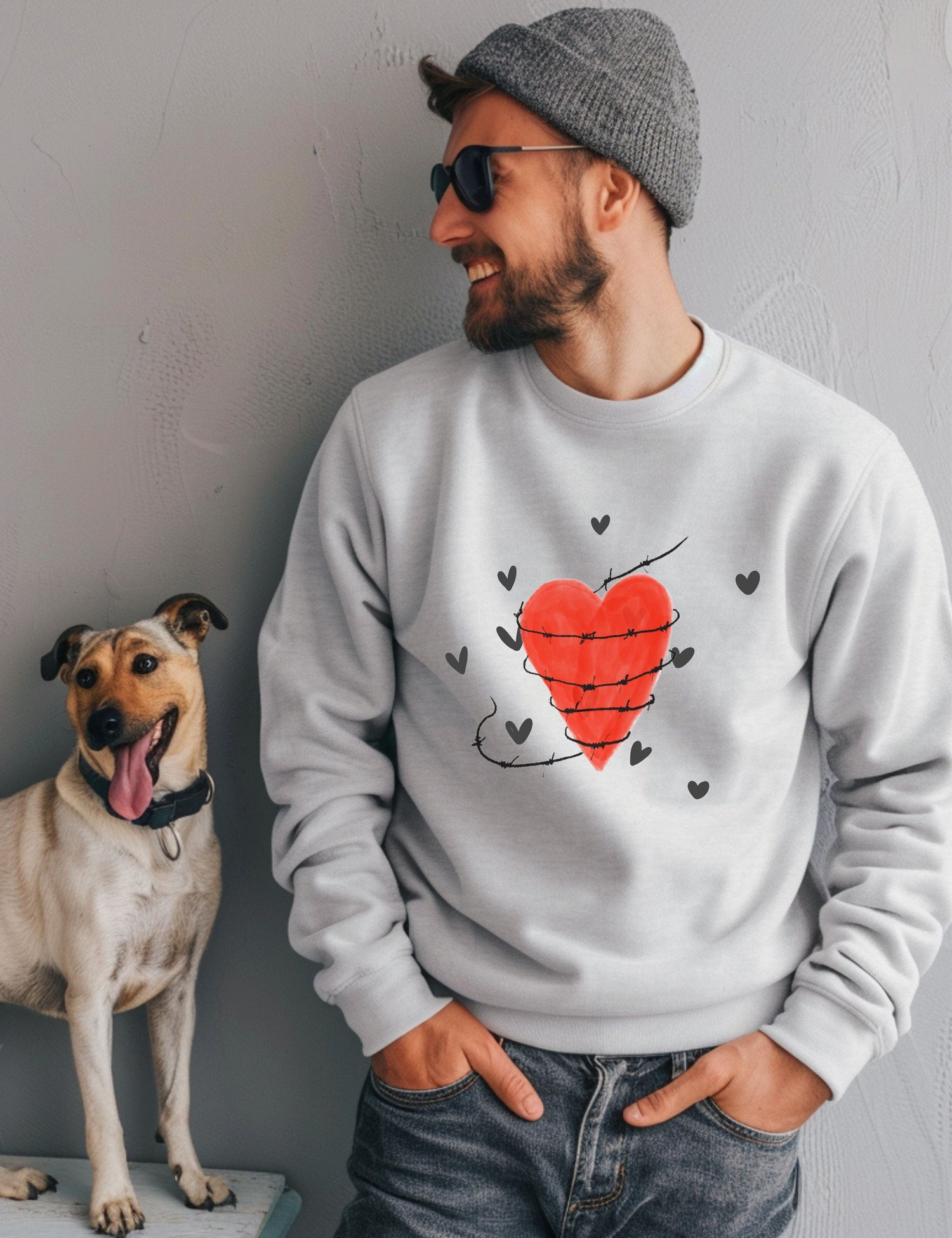 sweatshirts-hoodies The flirty crow