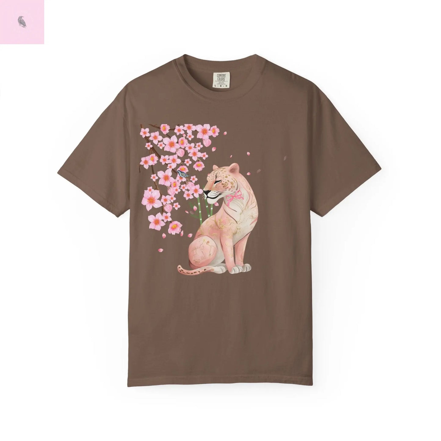 Chinoiserie Leopard T-shirt The flirty crow