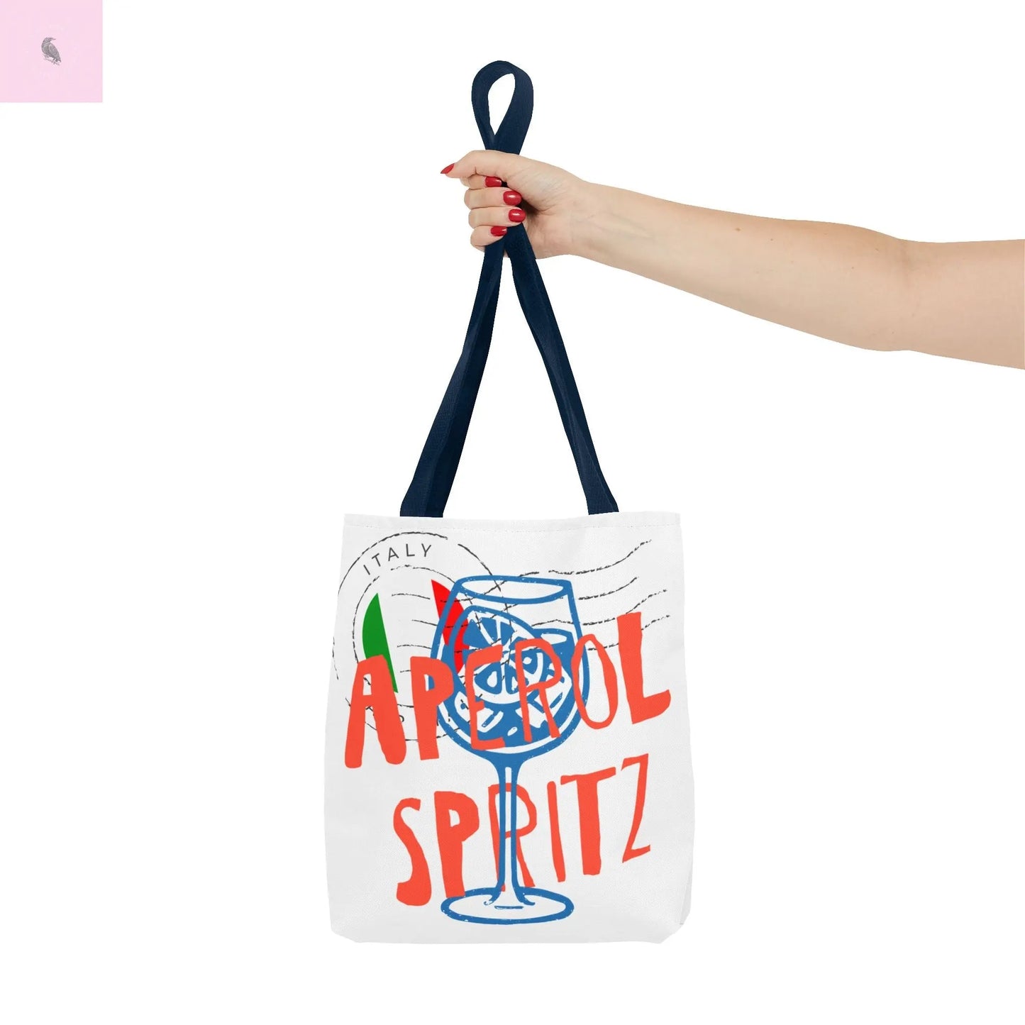 Aperol Spritz Tote Bag, Stylish Beach Bag, Summer Accessory, Gift for Cocktail Lovers, Travel Bag, Fun Party Tote The flirty crow