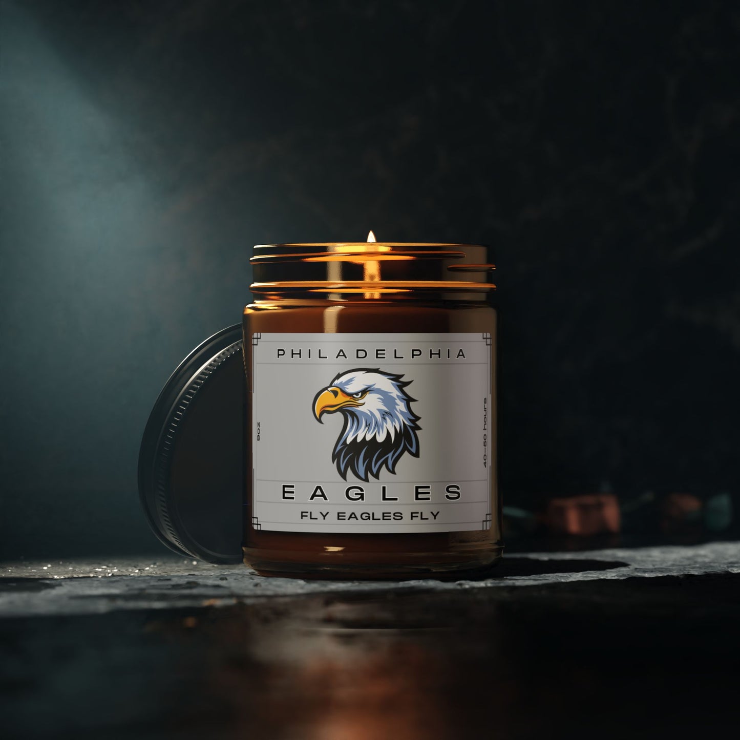 Philadelphia Eagles Soy Scented Candle , Game day candle for football fans.