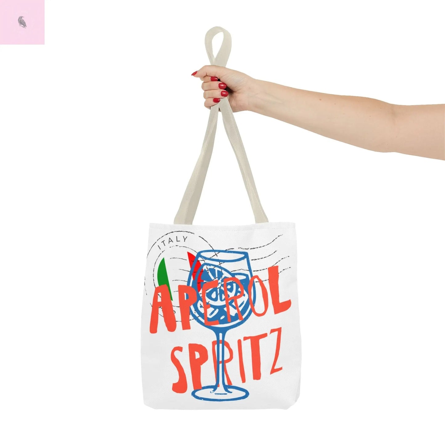 Aperol Spritz Tote Bag, Stylish Beach Bag, Summer Accessory, Gift for Cocktail Lovers, Travel Bag, Fun Party Tote The flirty crow