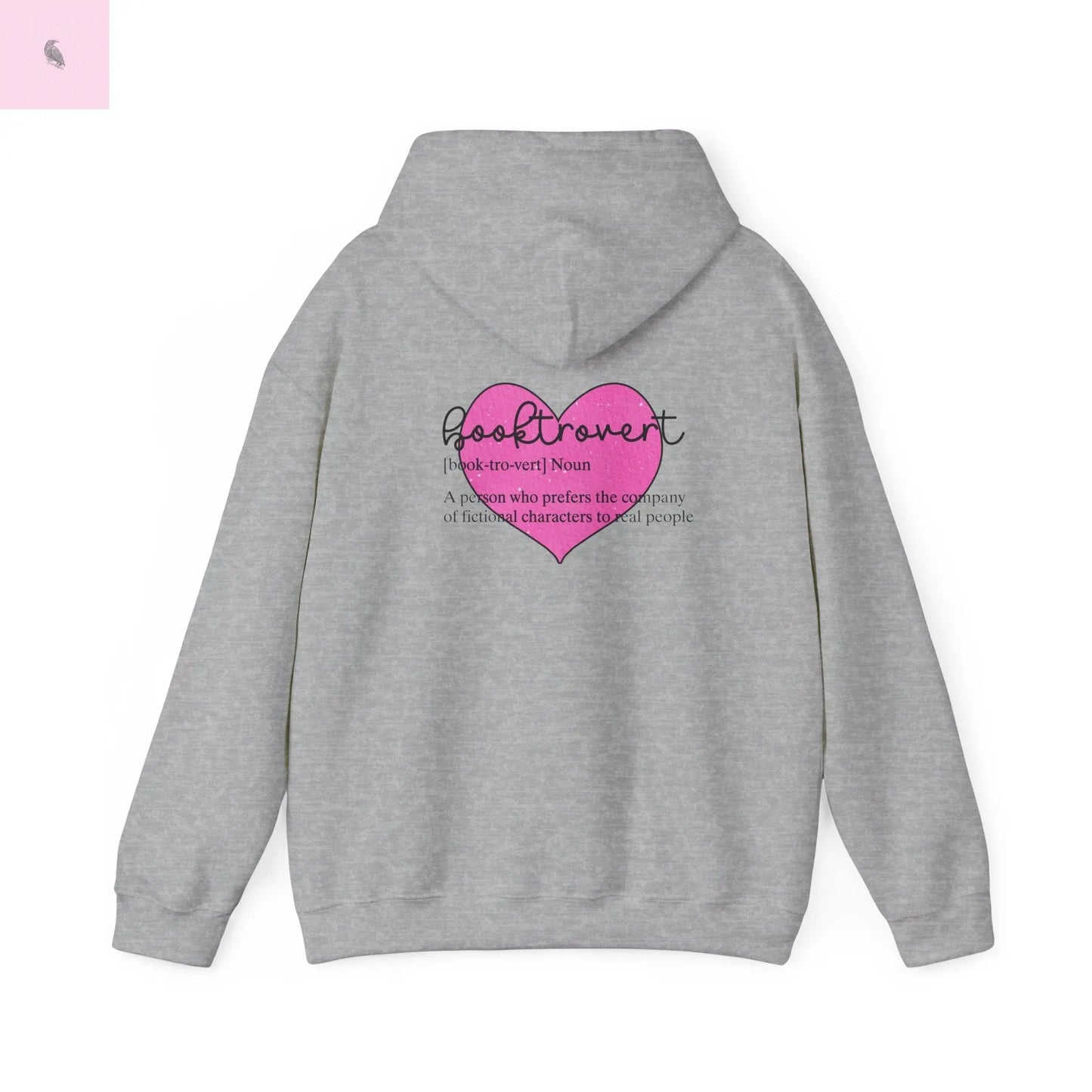 Book Lovers Hooded Sweatshirt, Booktrovert Gift for Readers, reading lovers hoodie, book club sweatshirt Printify
