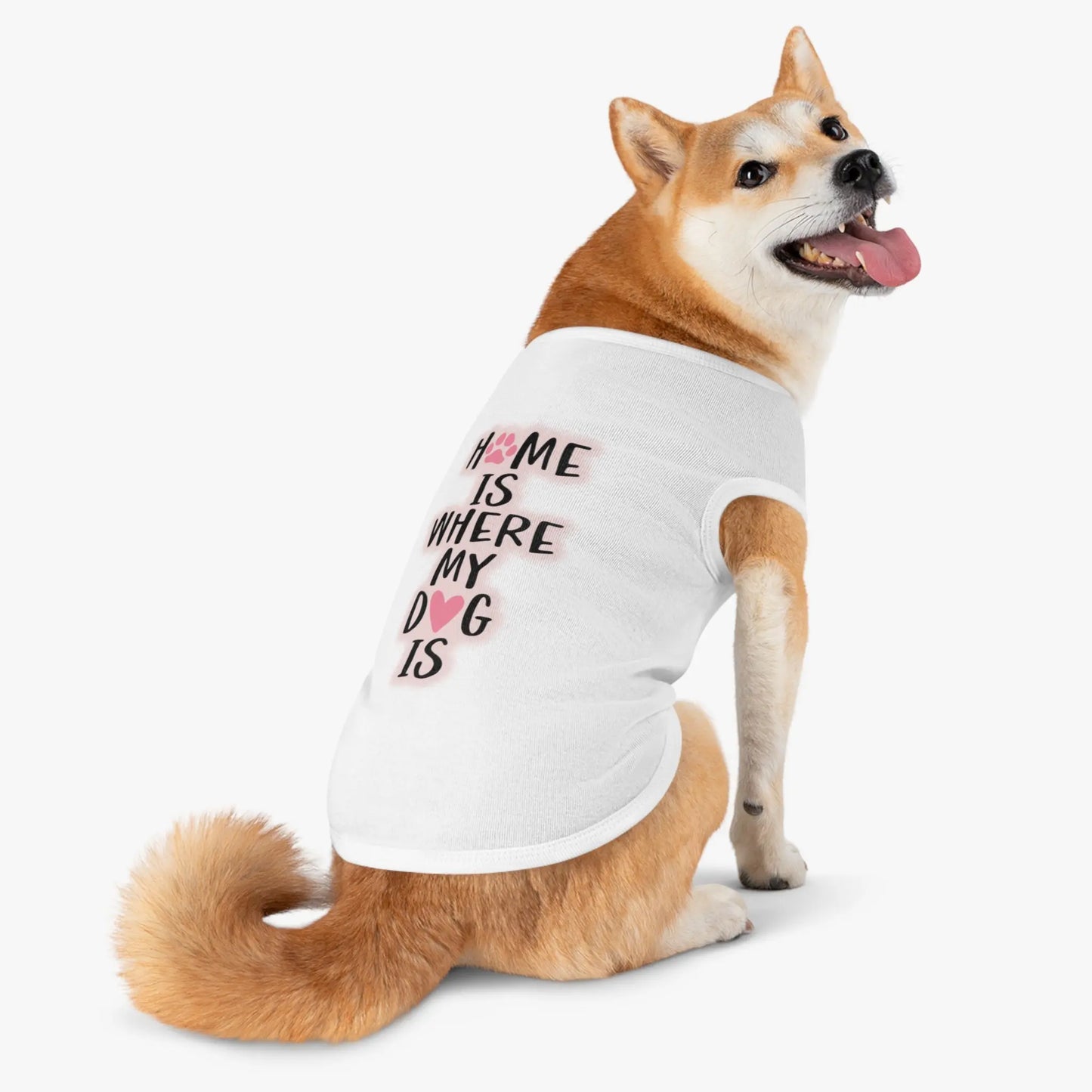 Pet Tank Top with Cute Design The flirty crow