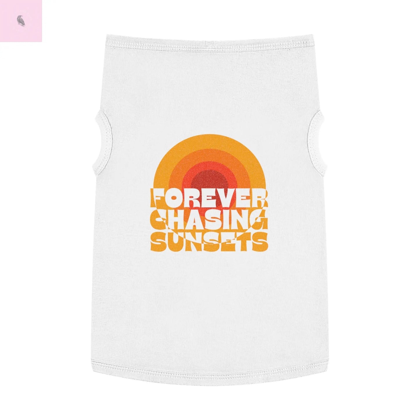 Dog Tank Top - Sunset Chaser Design The flirty crow
