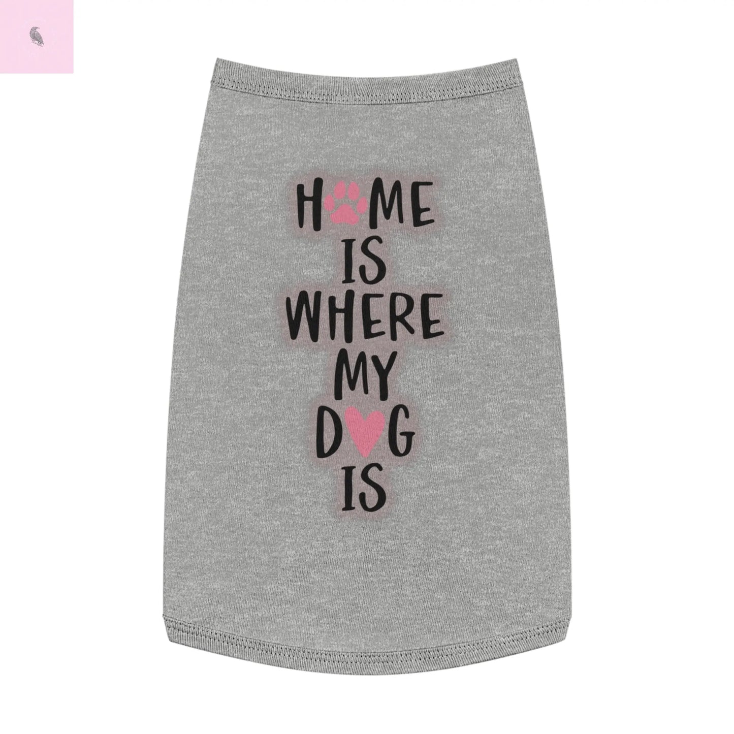 Pet Tank Top with Cute Design The flirty crow