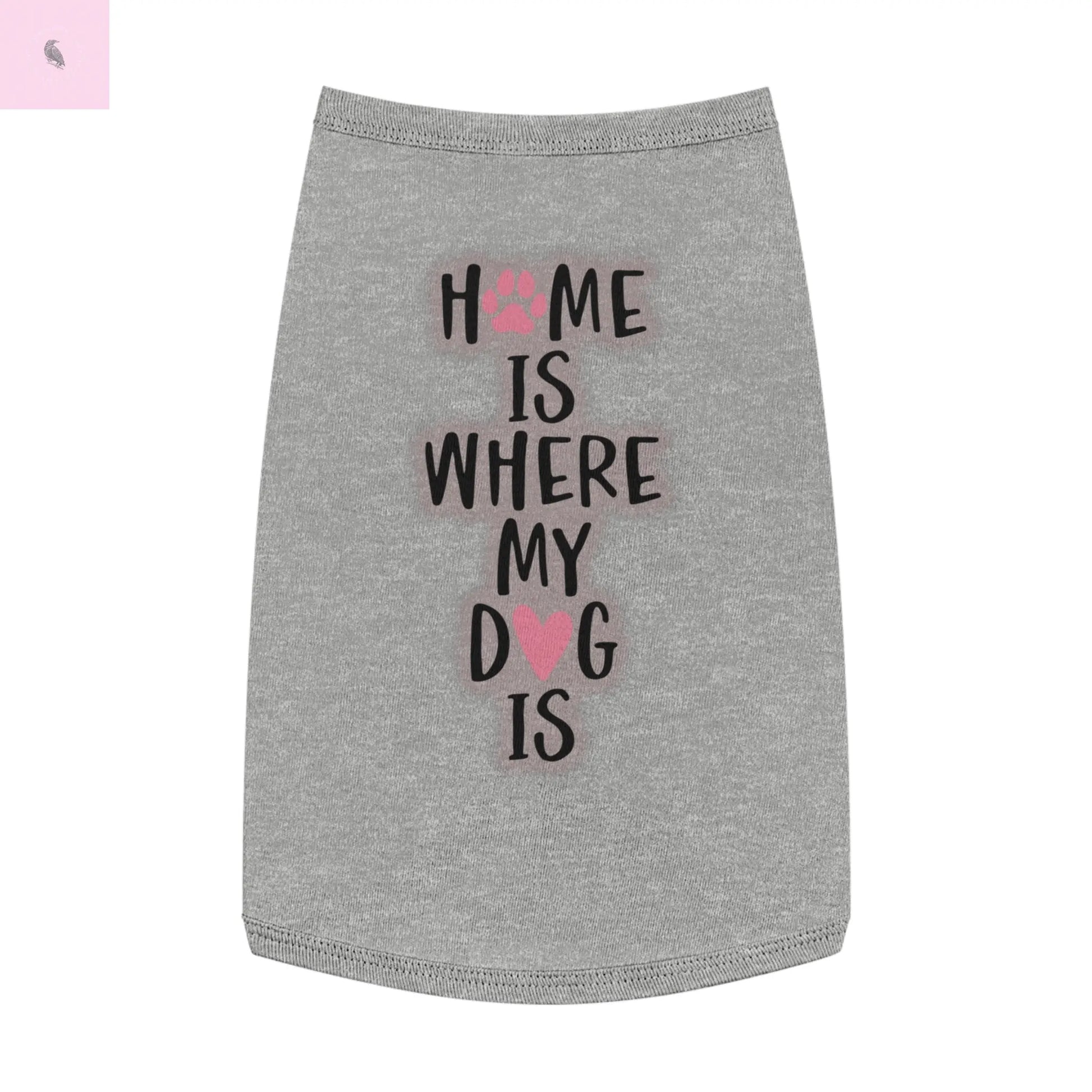 Pet Tank Top with Cute Design The flirty crow
