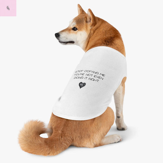 Pet Tank Top The flirty crow