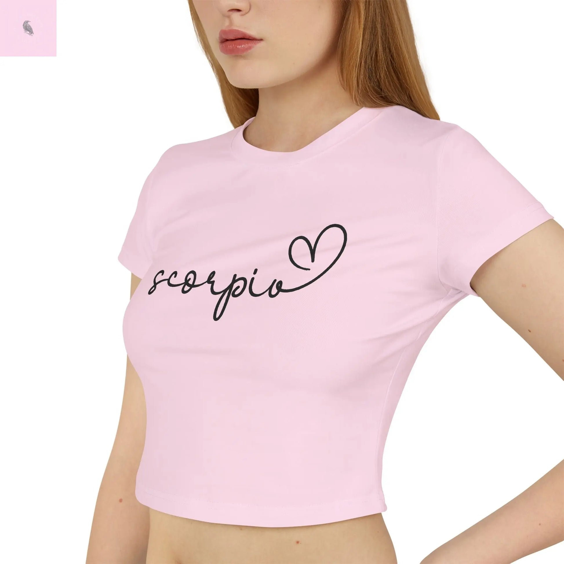 Baby Tee - Scorpio Star Sign Astrology Lover the flirty crow
