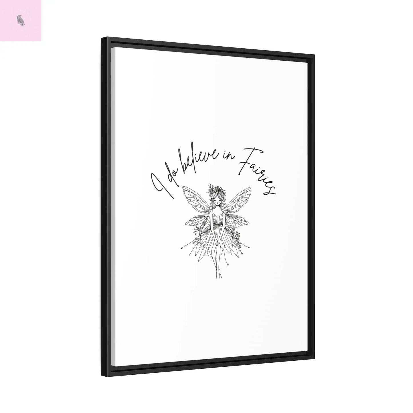 Fairies Canvas, Framed (Multi-color) - The flirty crow