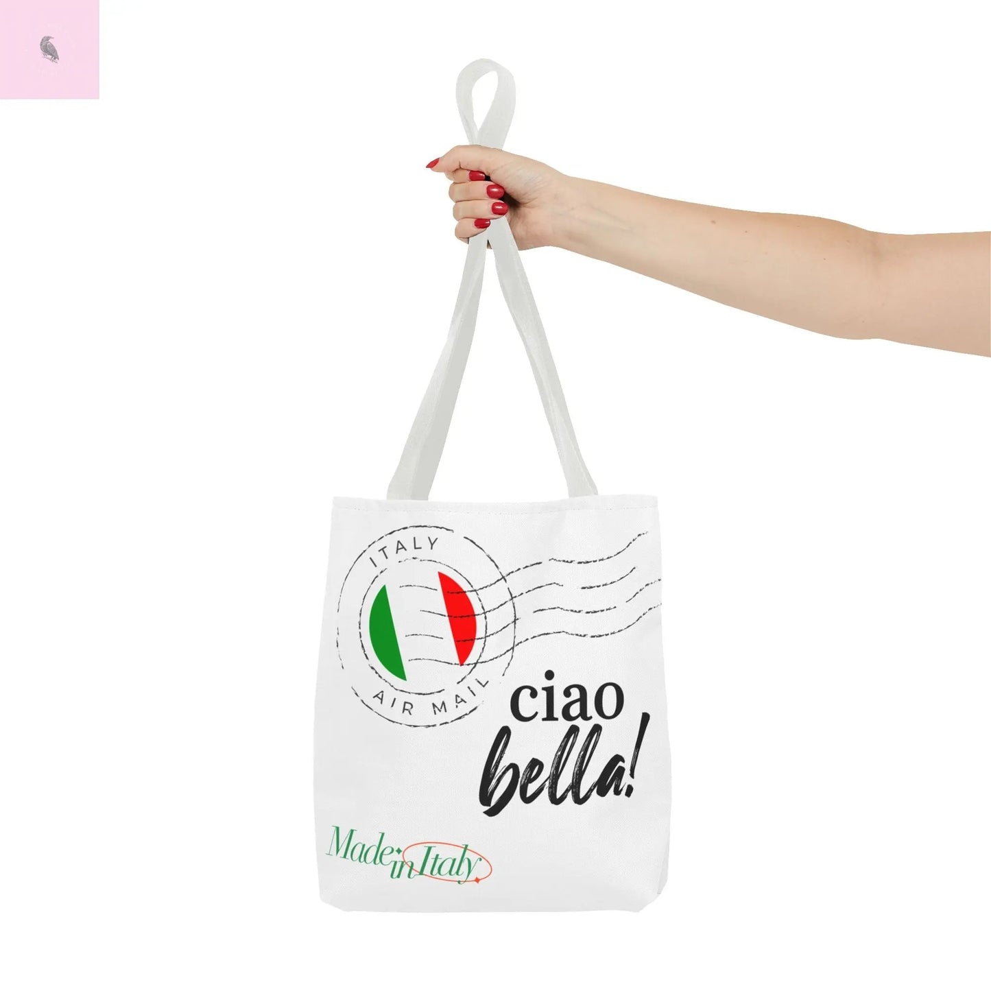 Chic Italian Tote Bag, gift for traveler, beach tote,, Travel tote, , Gift for Her, Shopping, Beach Bag, farmers market tote The flirty crow