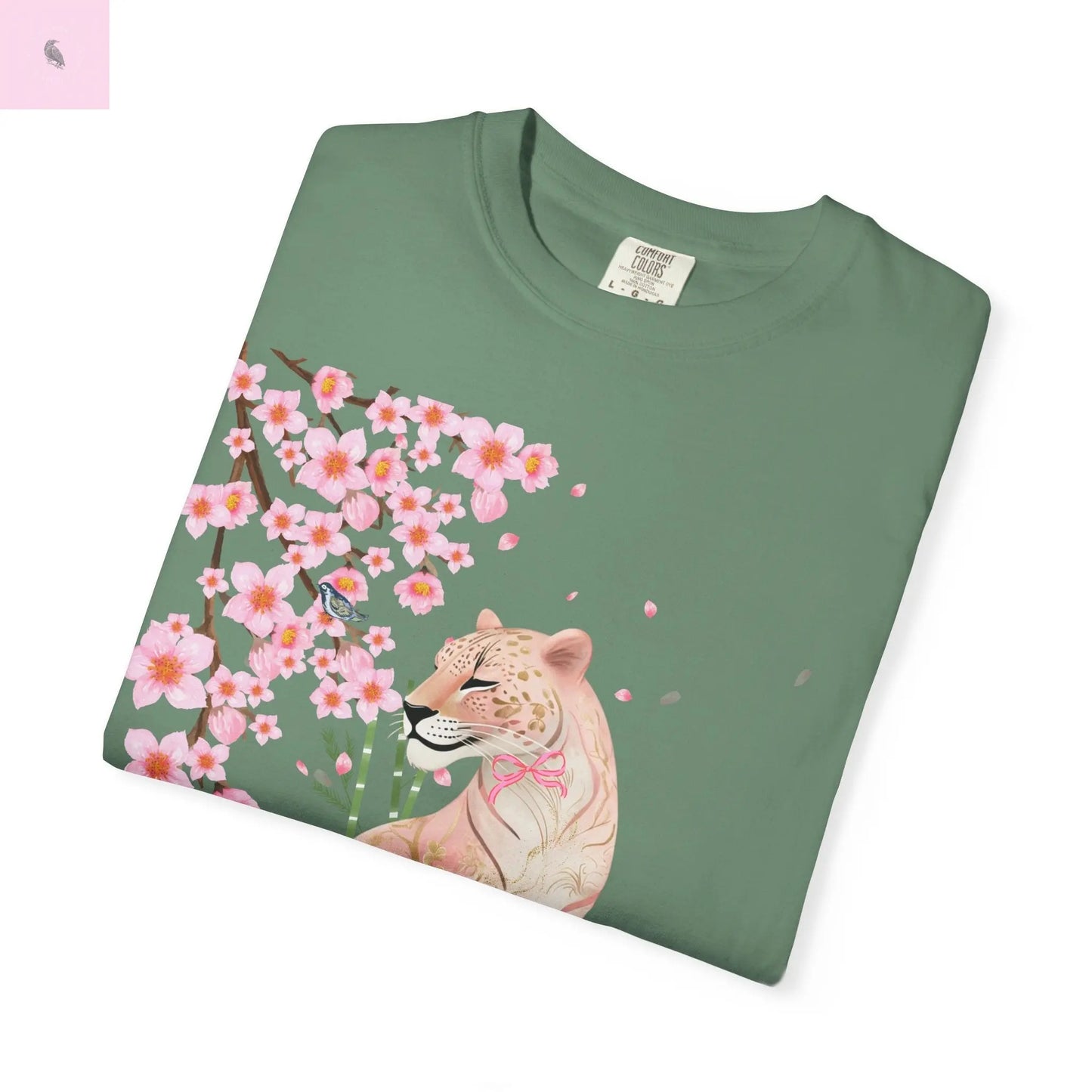 Chinoiserie Leopard T-shirt The flirty crow