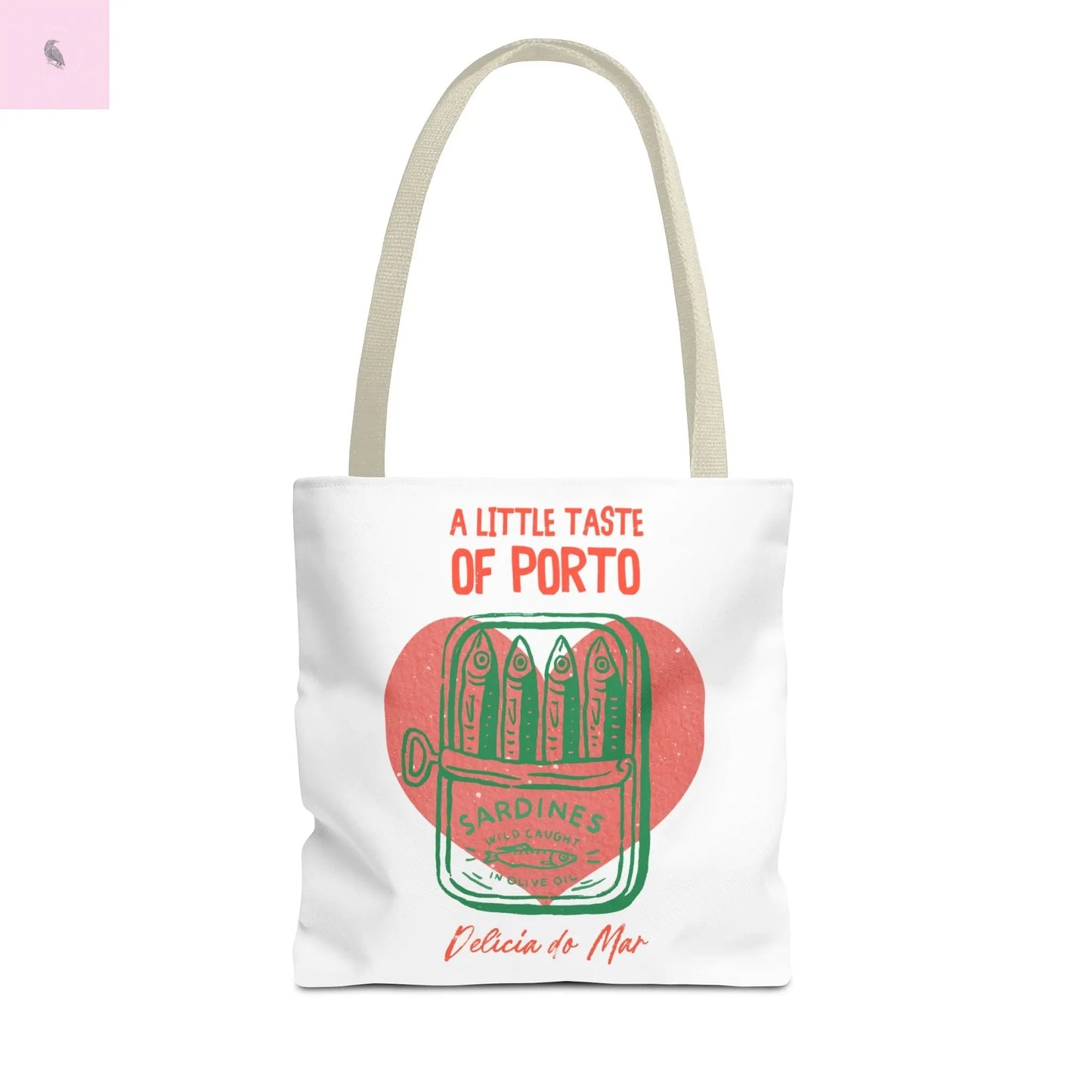 Porto-Inspired Tote Bag, Eco-Friendly Shopping Bag, Travel Tote, Gift for Food Lovers, Beach Bag, Everyday Carryall Printify