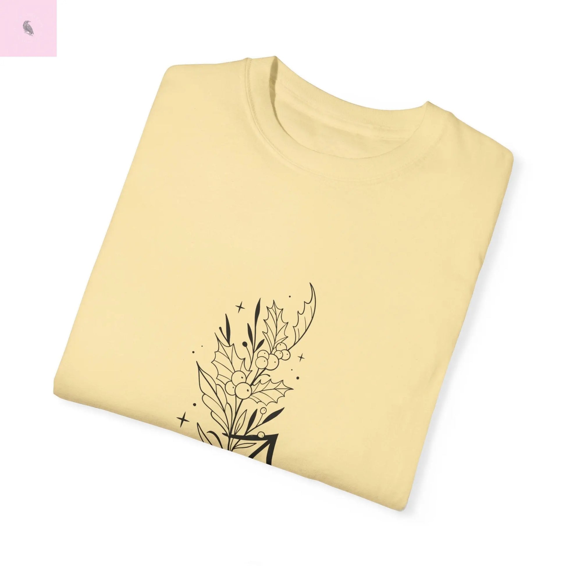 Sagittarius birth flower T-Shirt for Astrology Lovers Printify