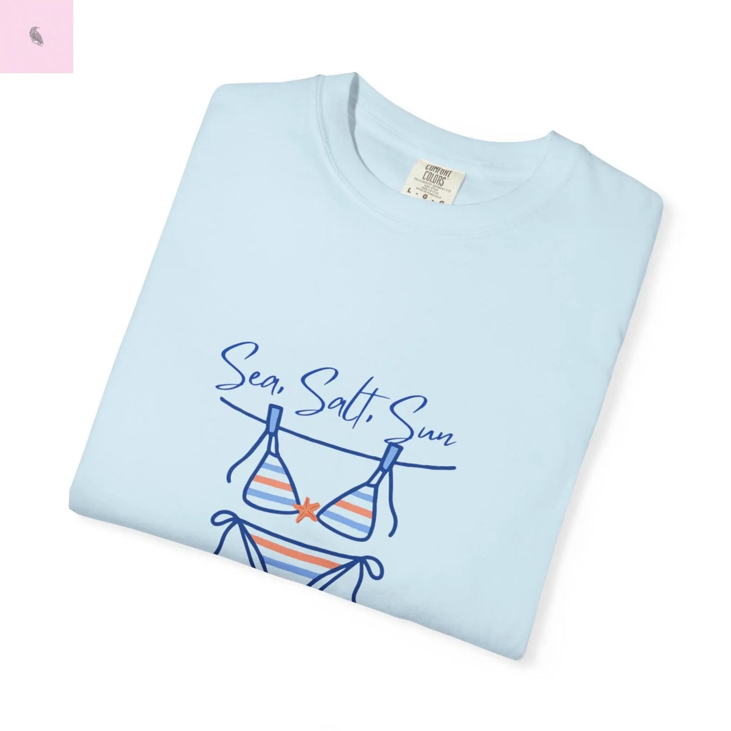 Bikini tshirt, Comfort Colors summer tee, Beach Lover T-shirt, Vacation shirt, gift for her, unisex The flirty crow