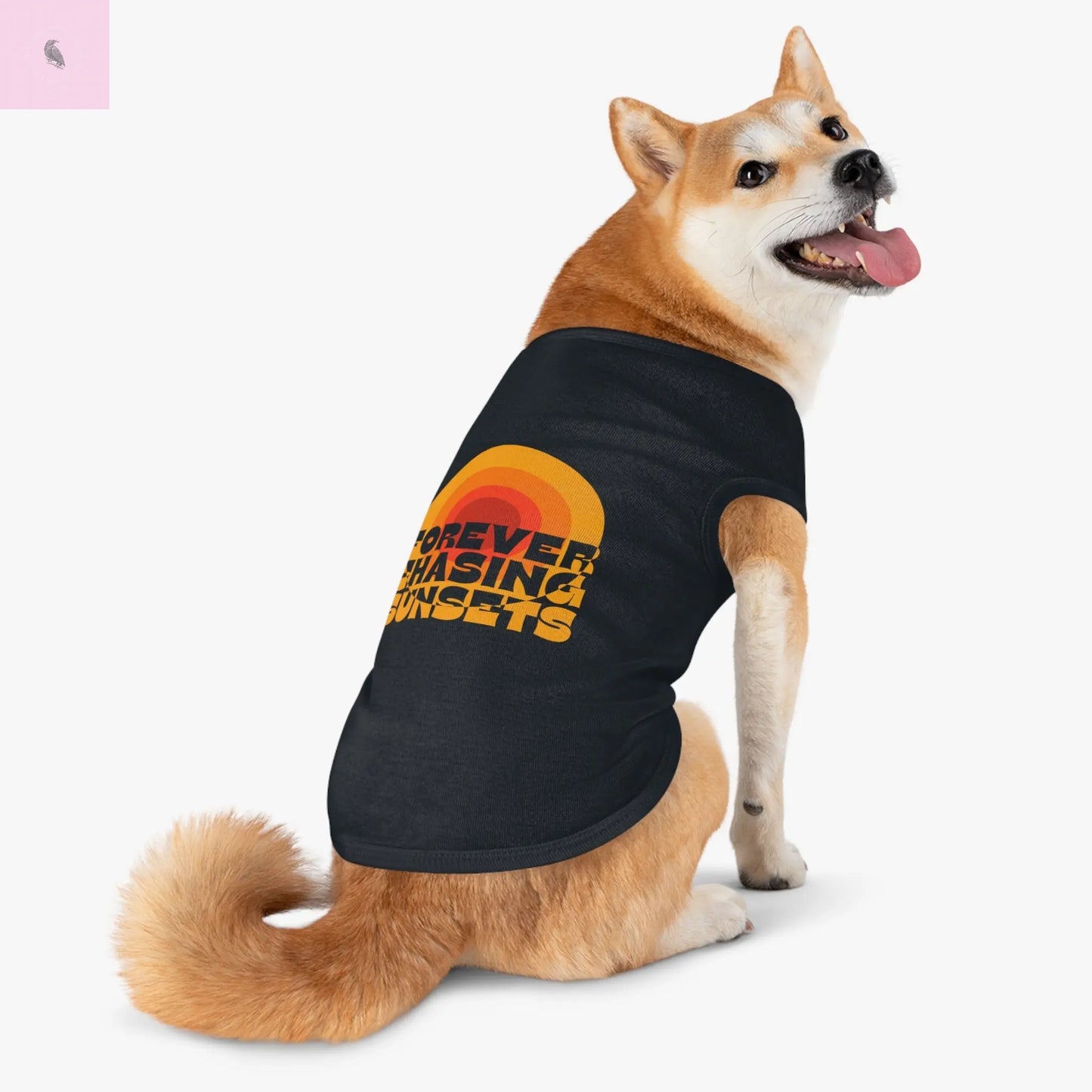 Dog Tank Top - Sunset Chaser Design The flirty crow