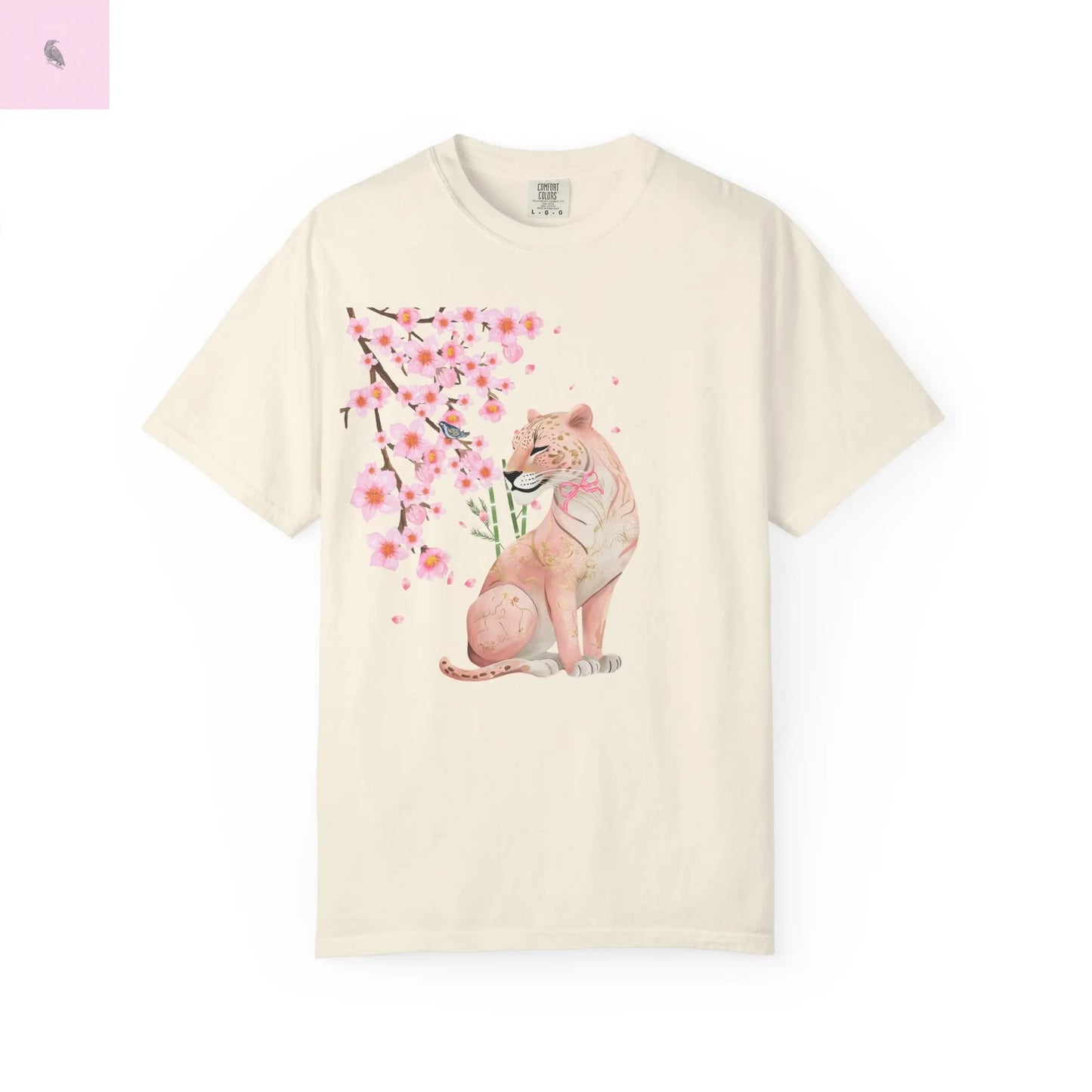 Chinoiserie Leopard T-shirt The flirty crow