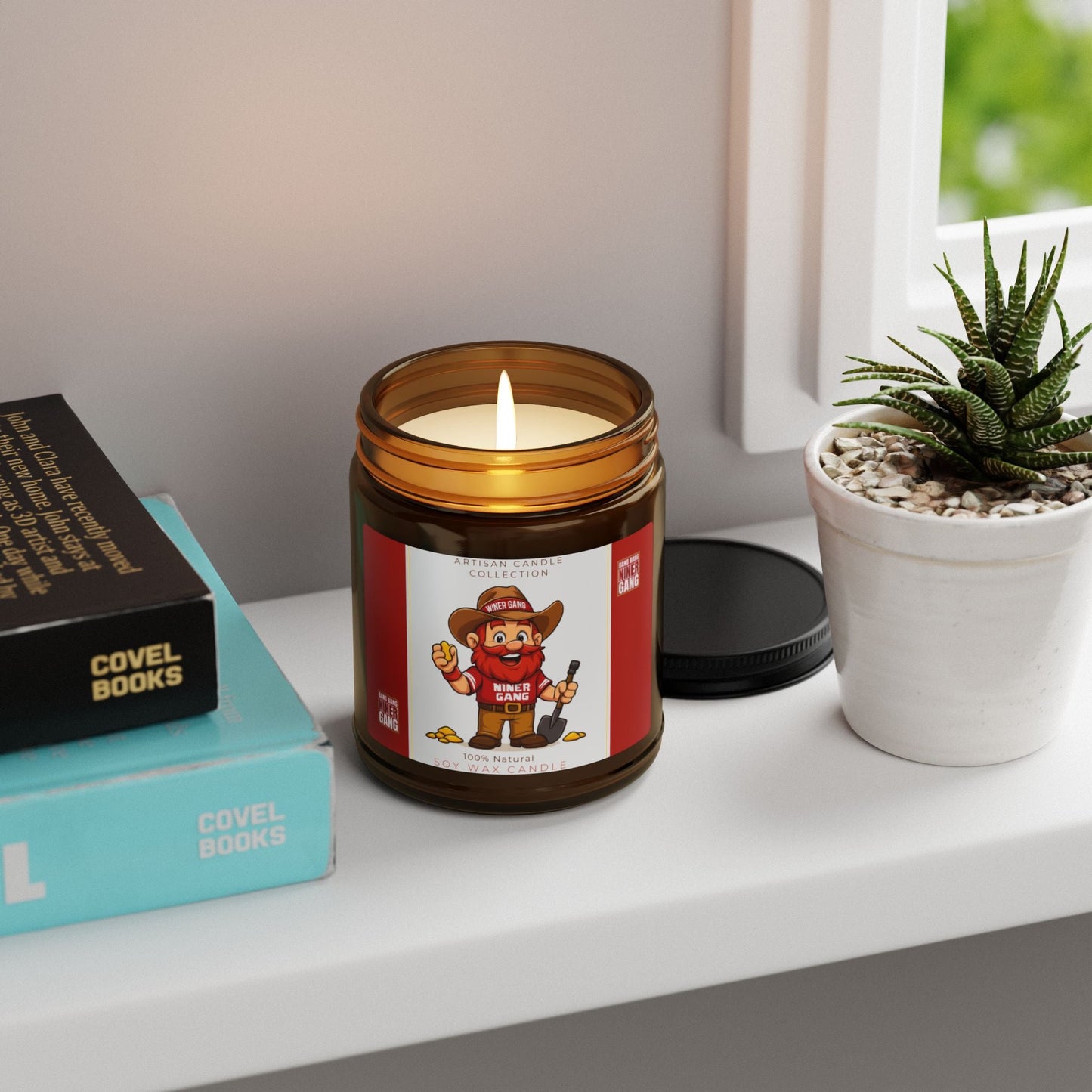 San Francisco Football Candle The flirty crow