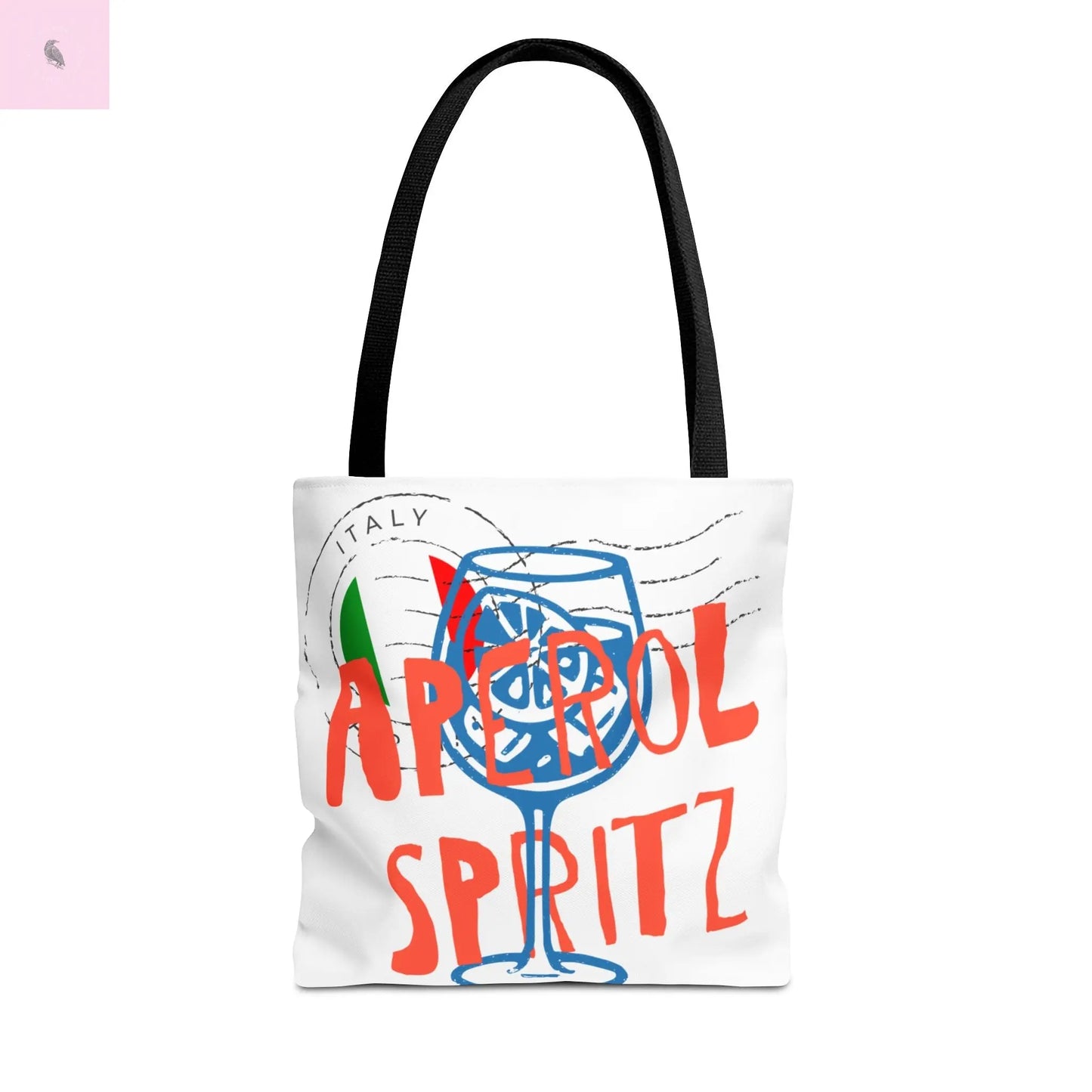 Aperol Spritz Tote Bag, Stylish Beach Bag, Summer Accessory, Gift for Cocktail Lovers, Travel Bag, Fun Party Tote The flirty crow