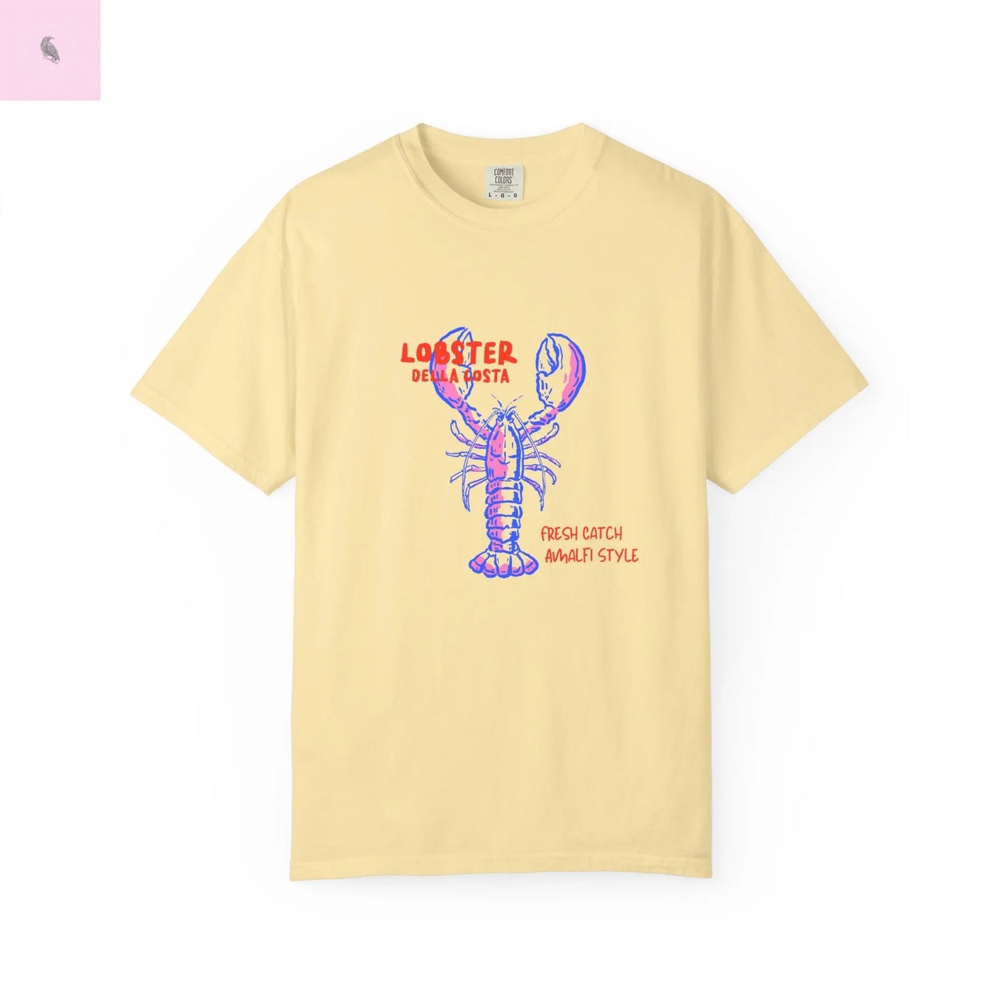 Lobster Tee, Coastal T-Shirt, comfort colors shirt, summer trendy tee, lobster Shirt, Beach Day top, Seafood lover, unisex top Printify