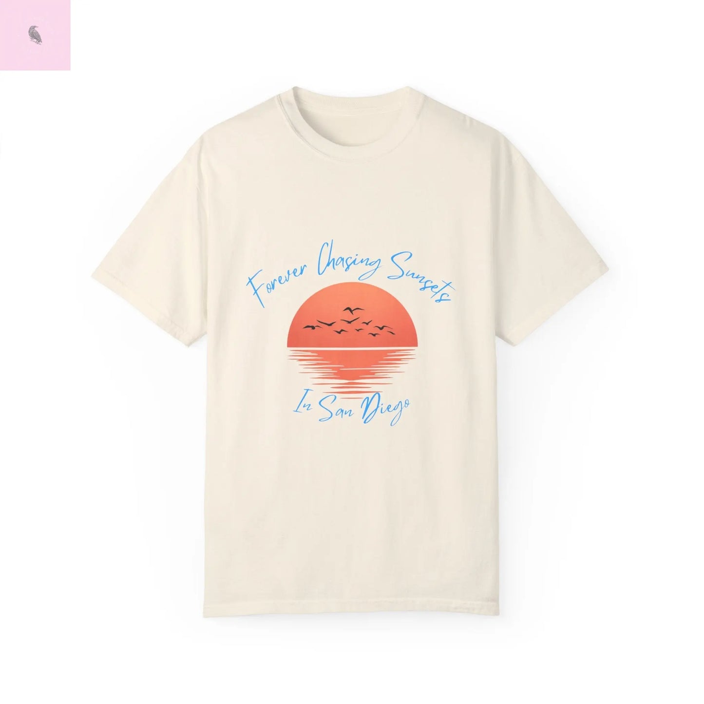 Chasing Sunsets T-Shirt - San Diego California Custom Colors The flirty crow