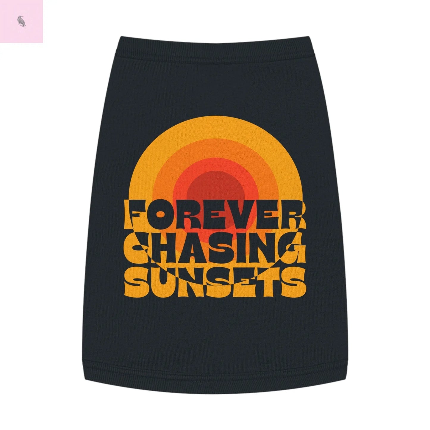 Dog Tank Top - Sunset Chaser Design The flirty crow