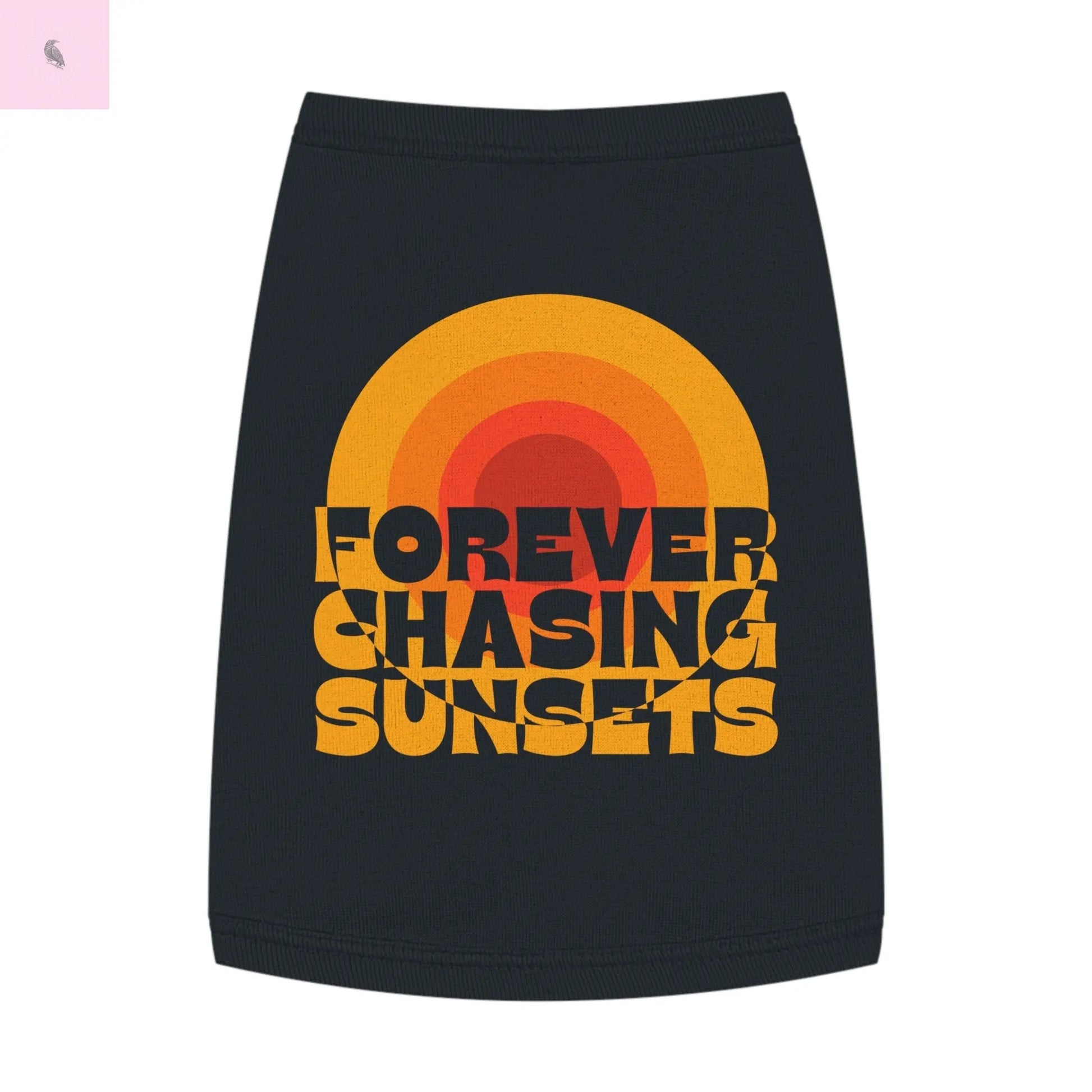 Dog Tank Top - Sunset Chaser Design The flirty crow