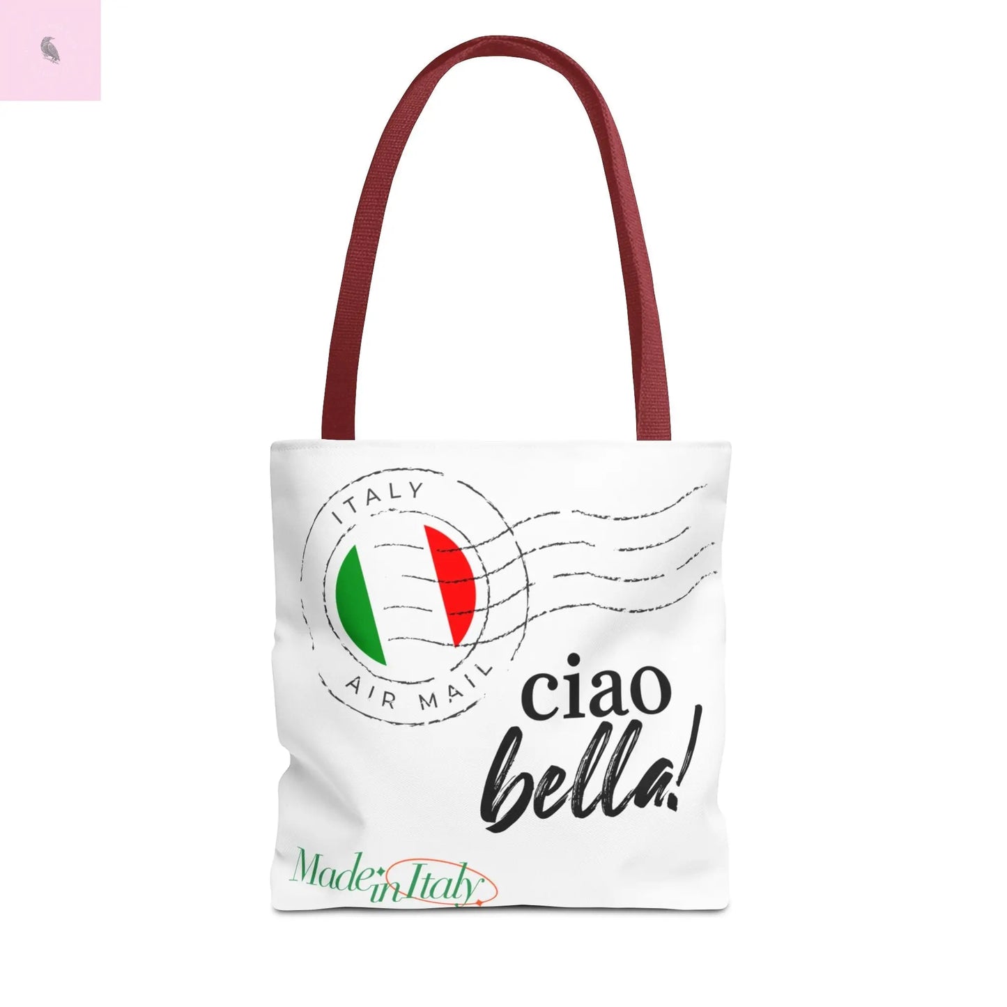 Chic Italian Tote Bag, gift for traveler, beach tote,, Travel tote, , Gift for Her, Shopping, Beach Bag, farmers market tote The flirty crow