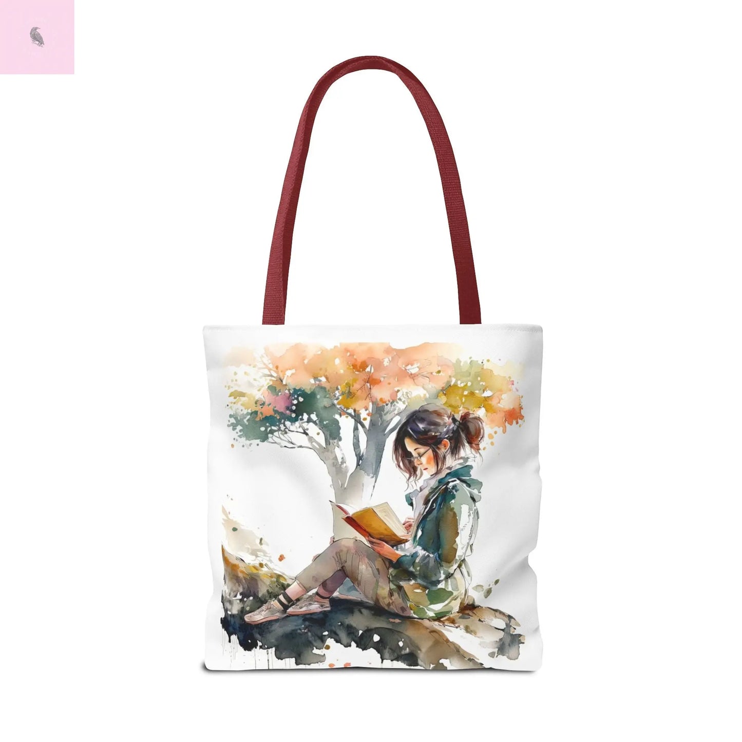 Reading Tote Bag, Literary Gift, Book Lover Tote, Eco-Friendly Bag, readers shopping Tote, book club bag The flirty crow