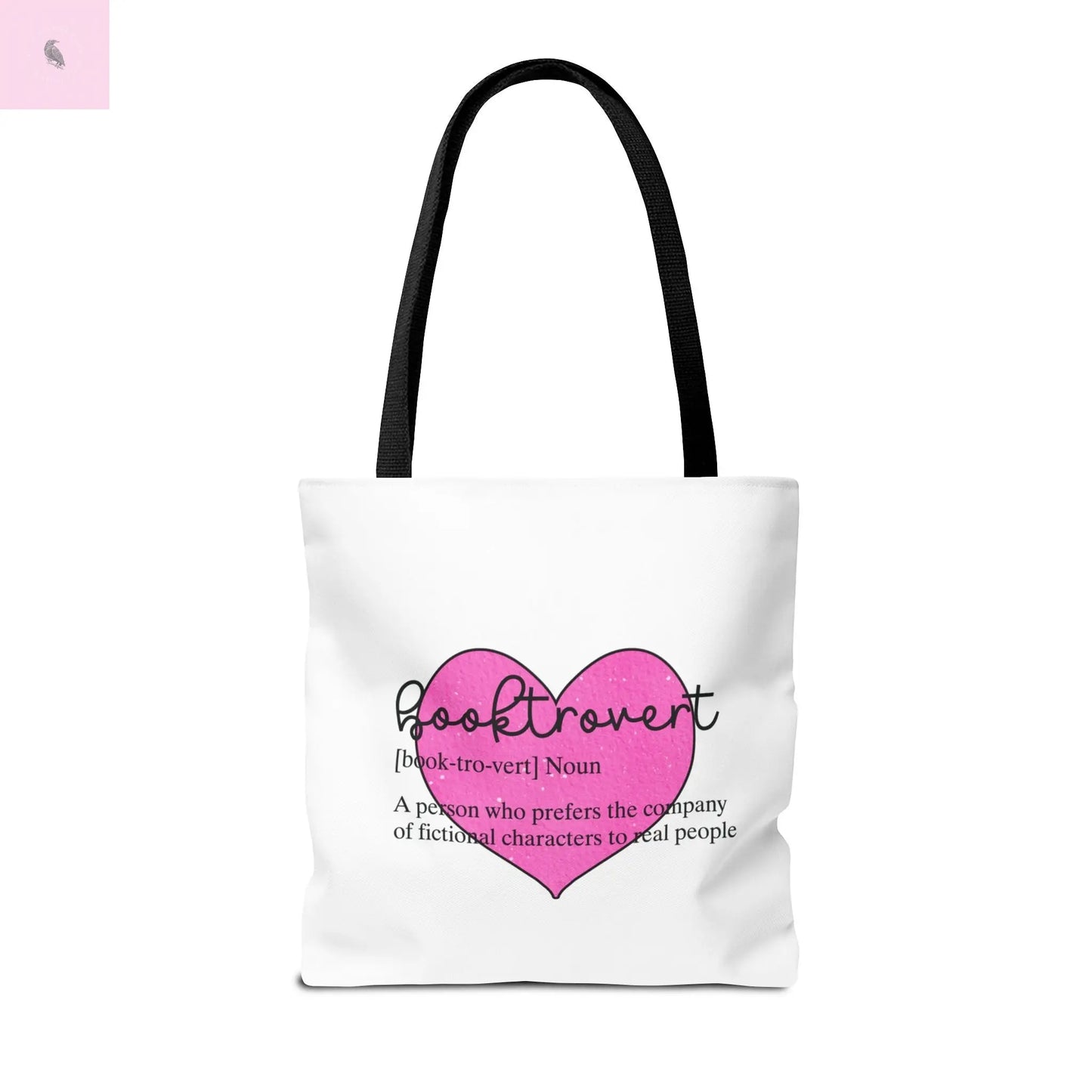 Book Lover Tote Bag, Bookish Gift, Reading Accessories, Tote for Introverts, Eco-Friendly Shopping Bag, Cute Literary Design Printify