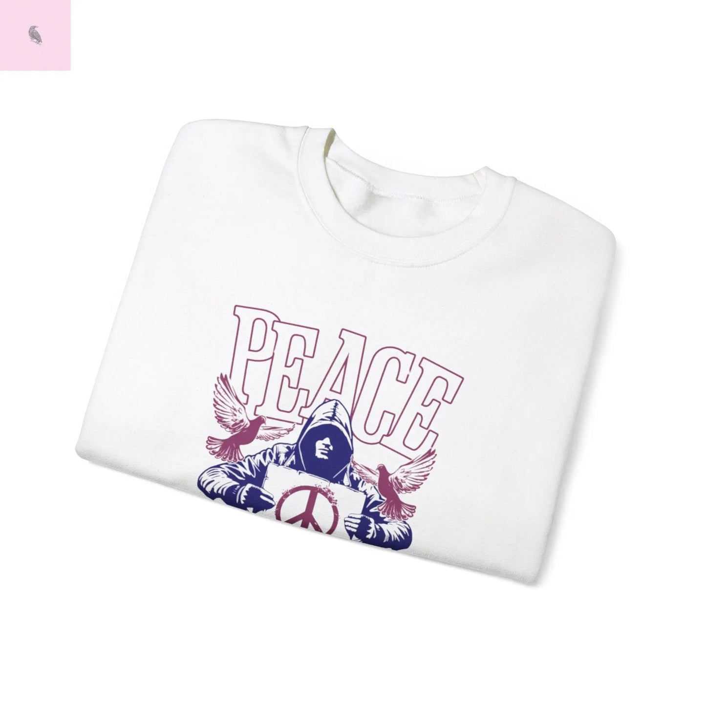 Unisex Peace Crewneck Sweatshirt - Embrace Harmony Printify