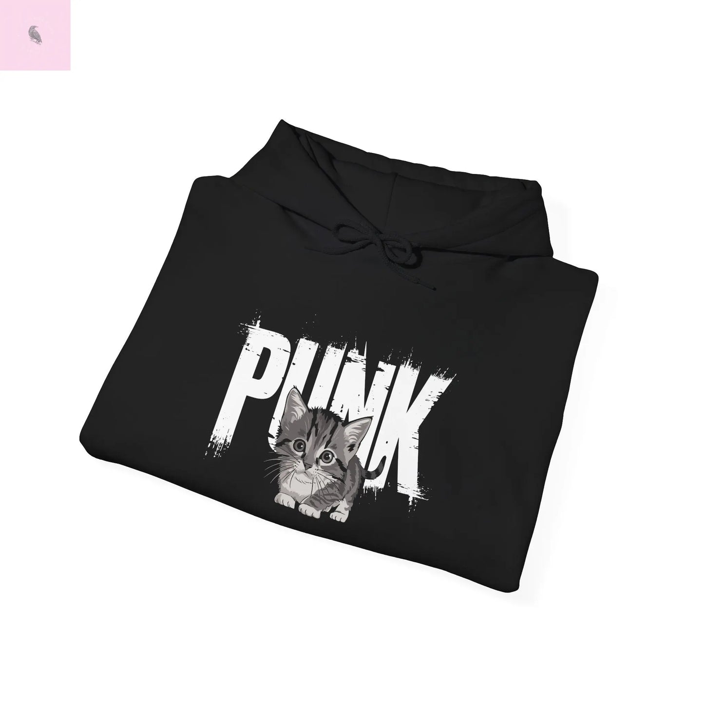 Punk Rock Cat Hoodie the flirty crow