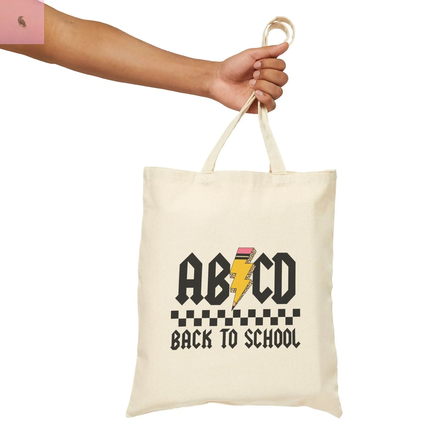 Back to School Tote the flirty crow