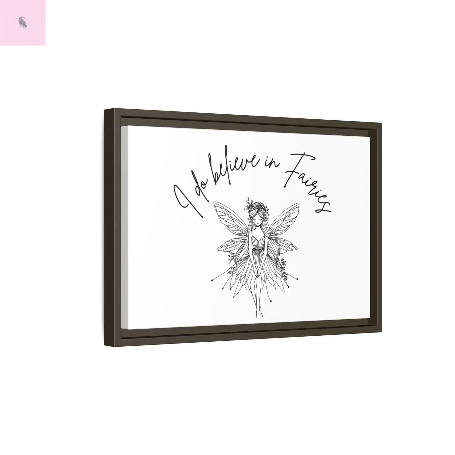 Fairies Canvas, Framed (Multi-color) - The flirty crow