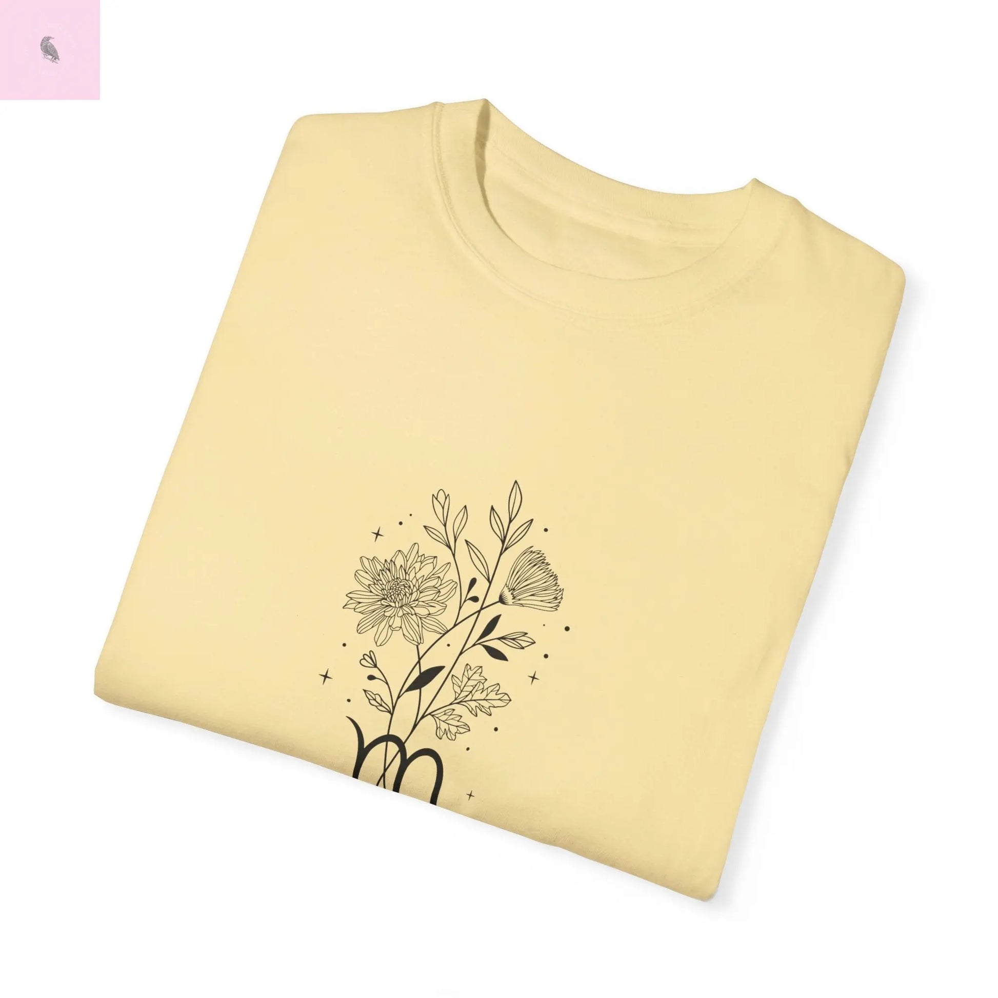 Scorpio birth flower T-Shirt for Astrology Lovers Printify