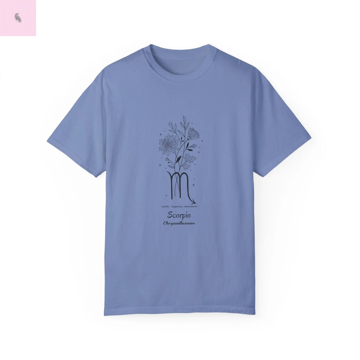 Scorpio birth flower T-Shirt for Astrology Lovers Printify