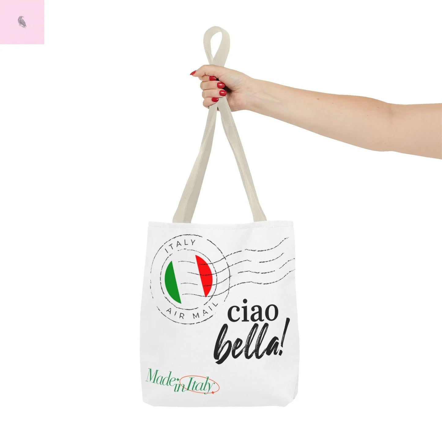 Chic Italian Tote Bag, gift for traveler, beach tote,, Travel tote, , Gift for Her, Shopping, Beach Bag, farmers market tote The flirty crow