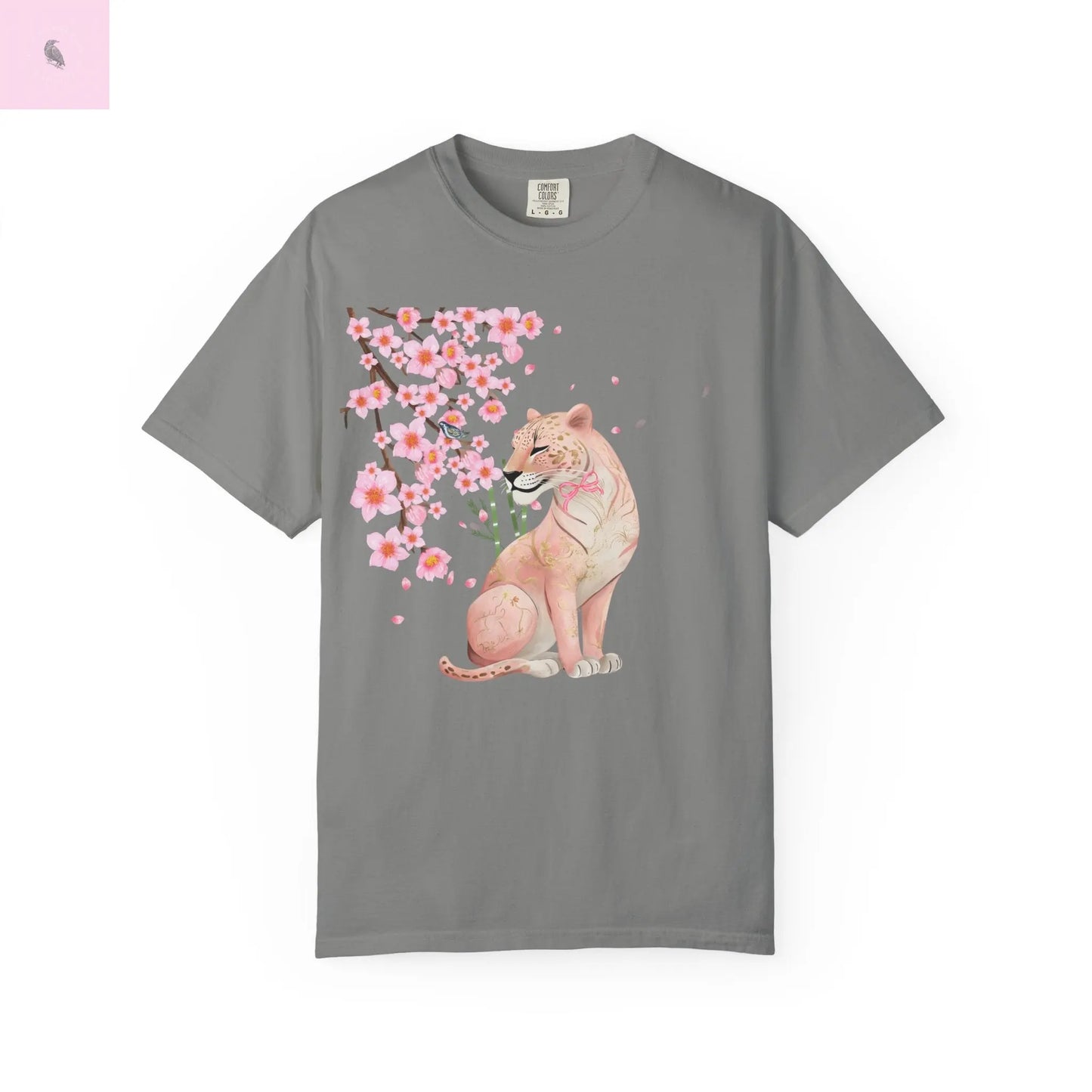 Chinoiserie Leopard T-shirt The flirty crow
