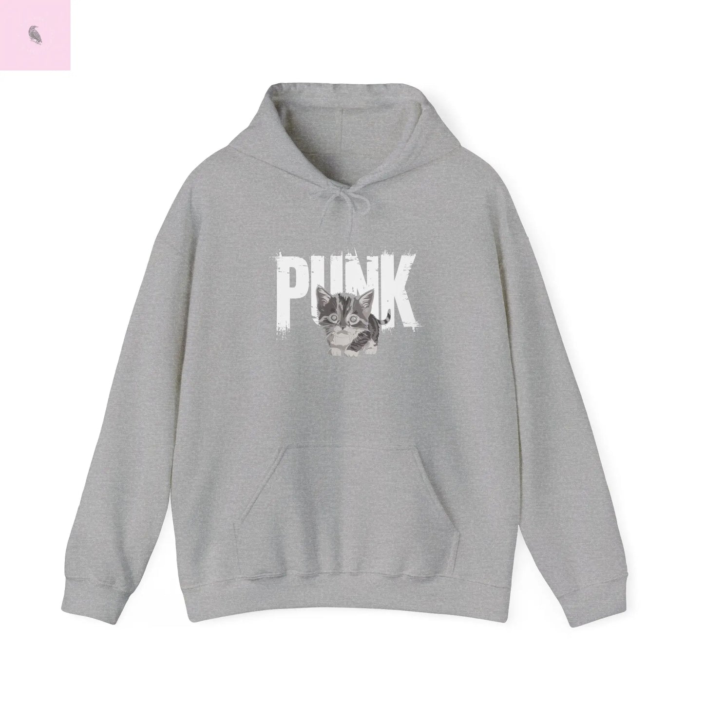 Punk Rock Cat Hoodie the flirty crow