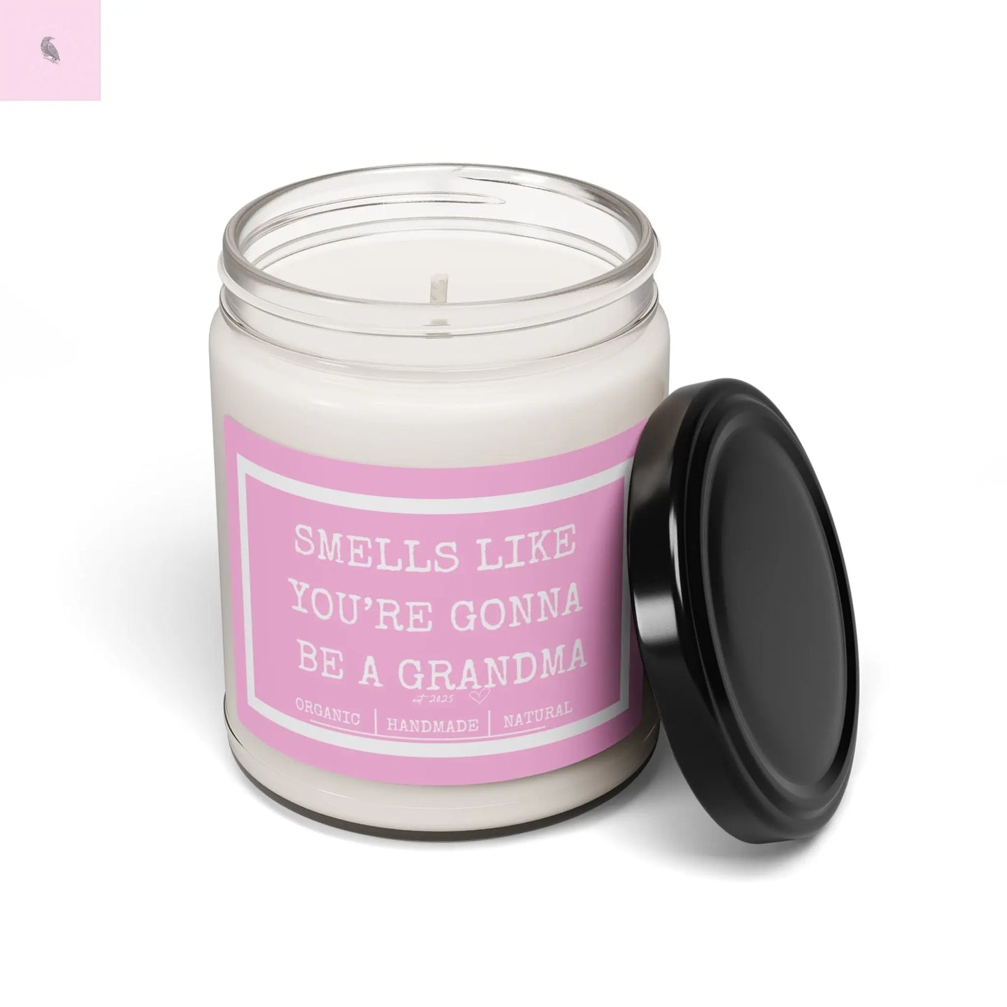 Scented Soy Candle - Smells Like You're Gonna Be a Grandma - 9oz Handmade Gift for Expectant Moms The flirty crow