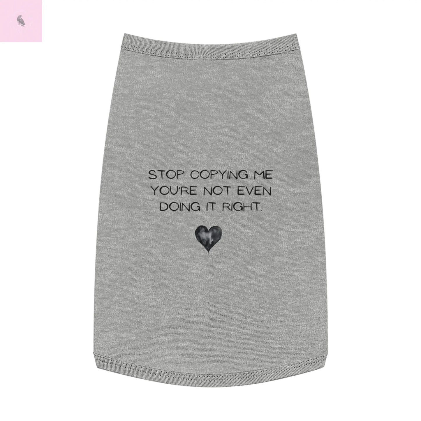 Pet Tank Top The flirty crow