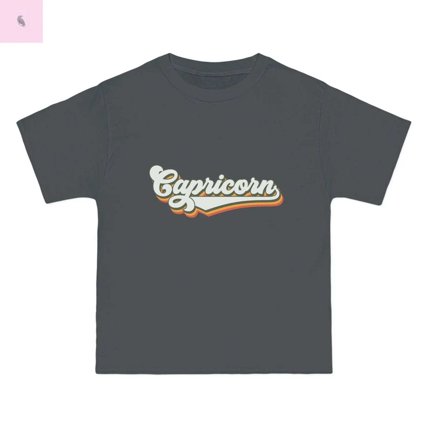 Capricorn astrology lovers cottonT-Shirt - Short-Sleeve the flirty crow