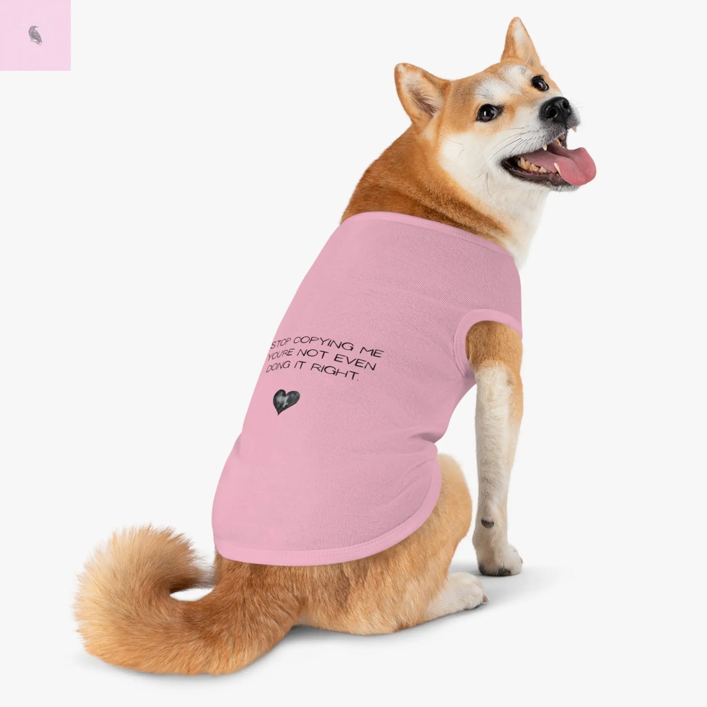 Pet Tank Top The flirty crow