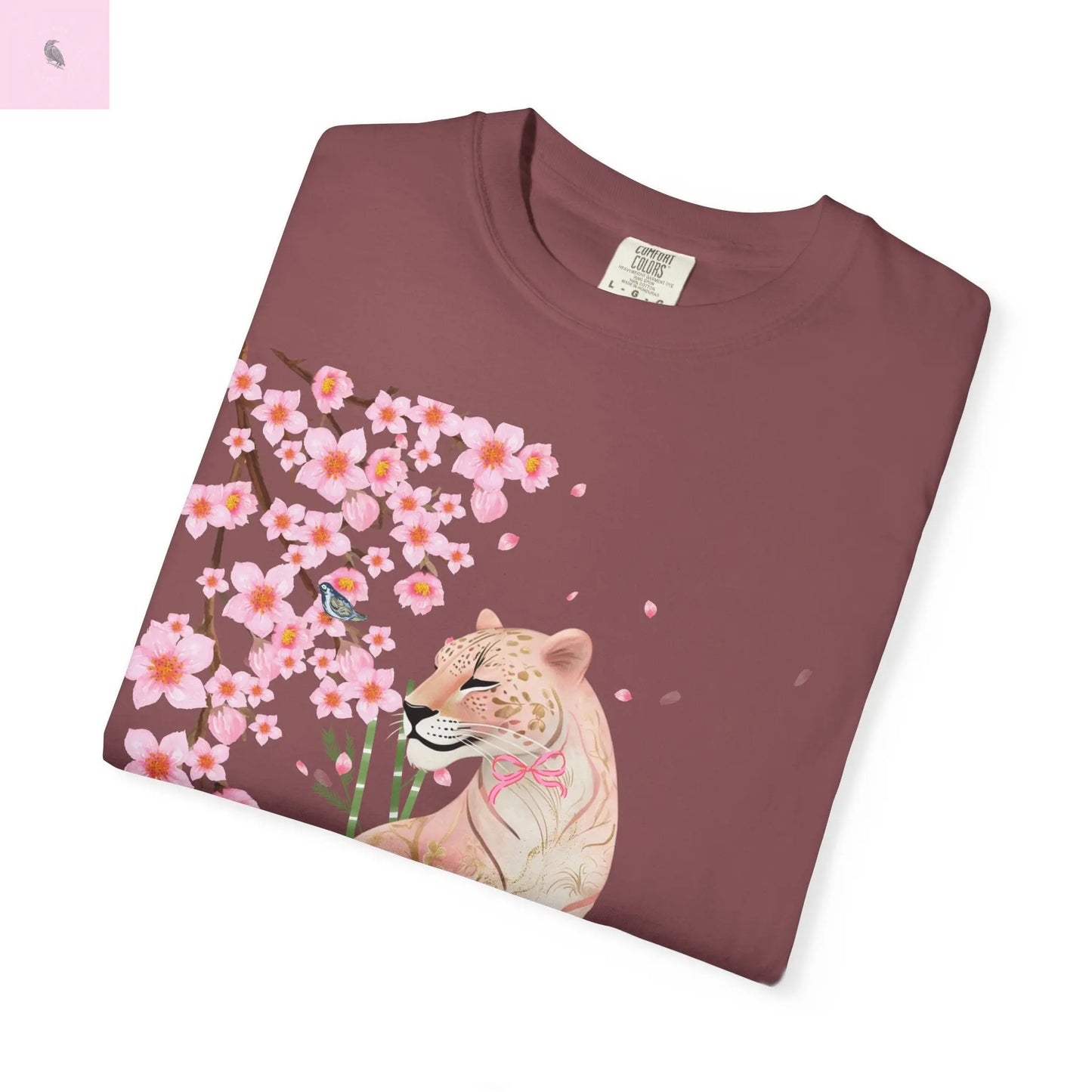 Chinoiserie Leopard T-shirt The flirty crow