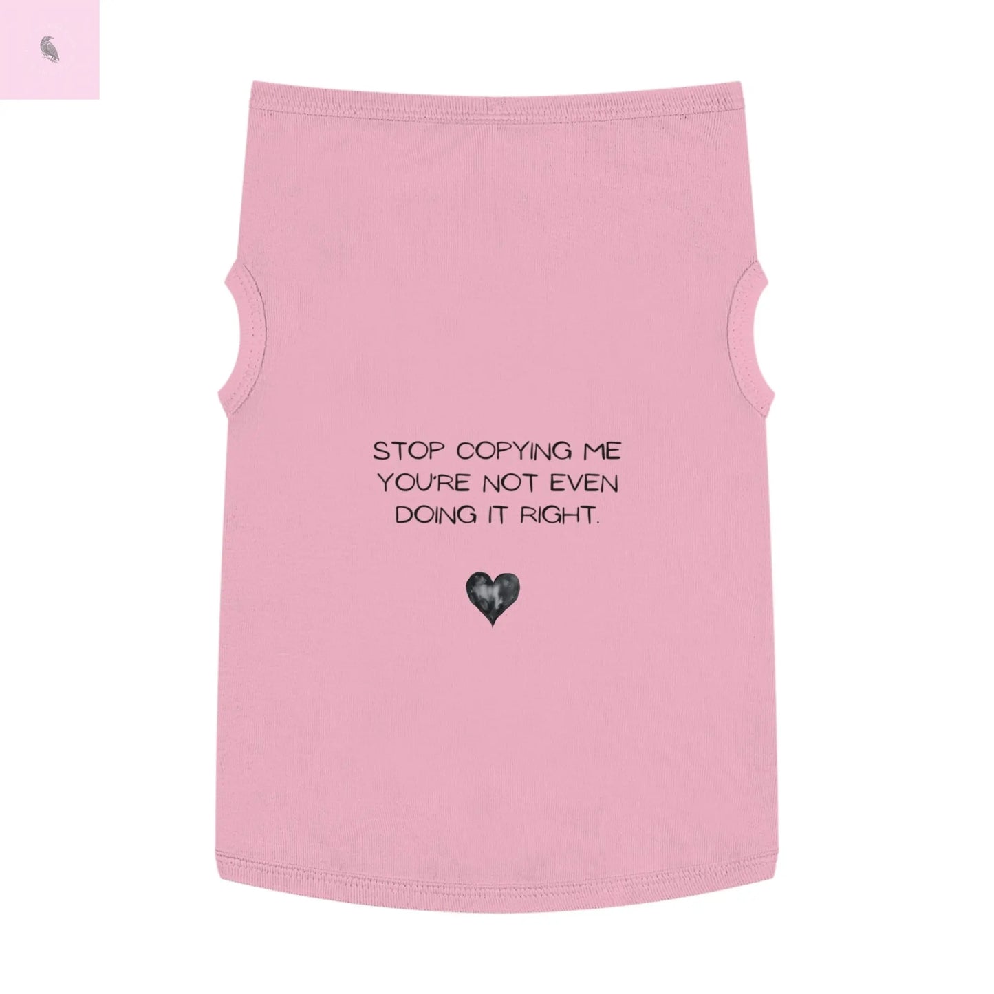 Pet Tank Top The flirty crow