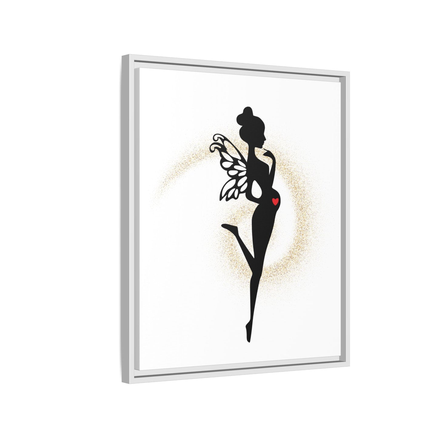 Framed Fairy Art Print - Enchanting Decor for Expecting Mothers, Baby Shower Gift, Elegant Nursery Wall Art, Whimsical Home Accent - The flirty crow