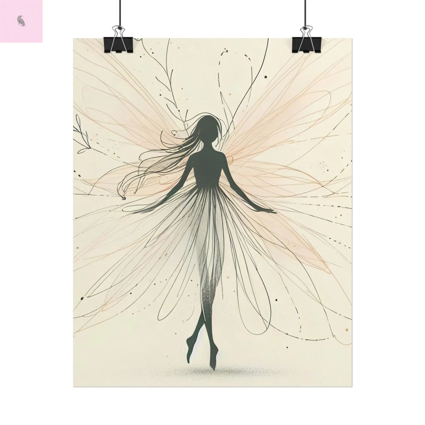 Fairy Poster - The flirty crow