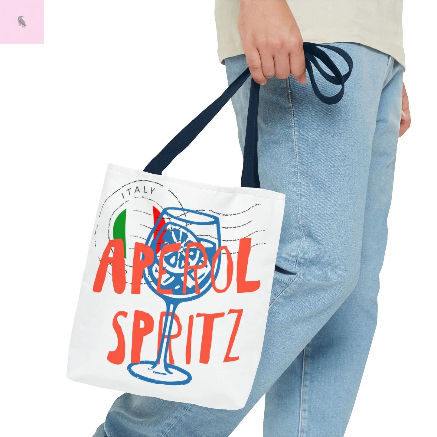 Aperol Spritz Tote Bag, Stylish Beach Bag, Summer Accessory, Gift for Cocktail Lovers, Travel Bag, Fun Party Tote The flirty crow