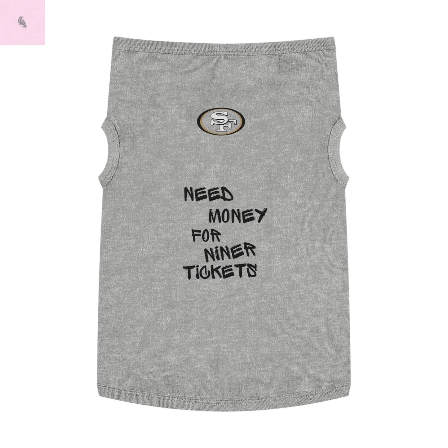 Dog Tank Top 49er Football The flirty crow