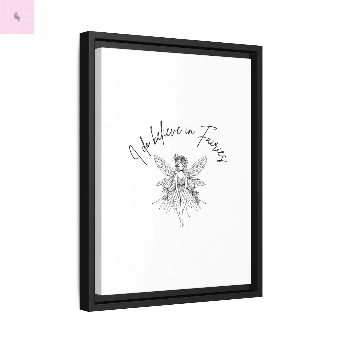 Fairies Canvas, Framed (Multi-color) - The flirty crow