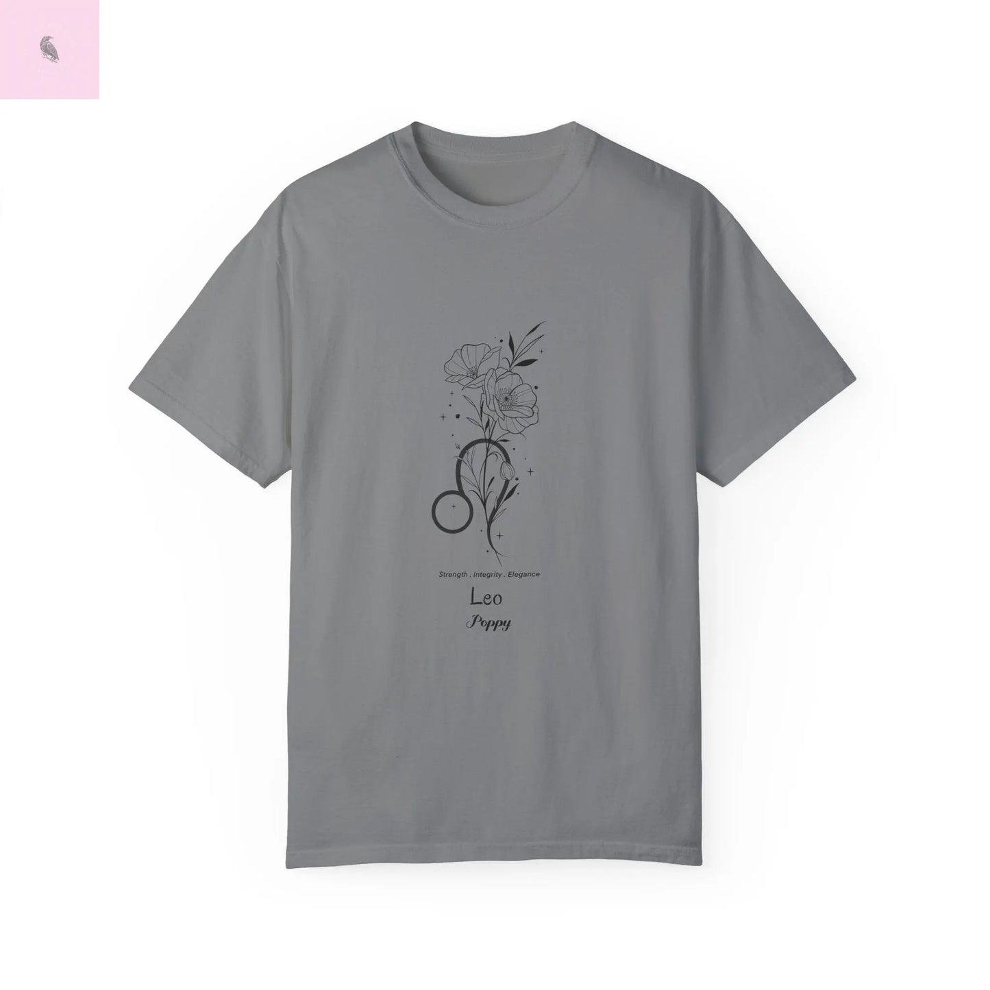 Leo birth flower T-Shirt for Astrology Lovers Printify